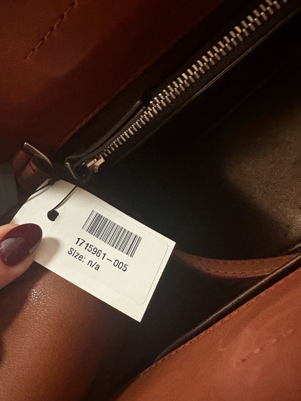 NWT The Row Peggy bag in color New Burgundy - Picture 13 of 13